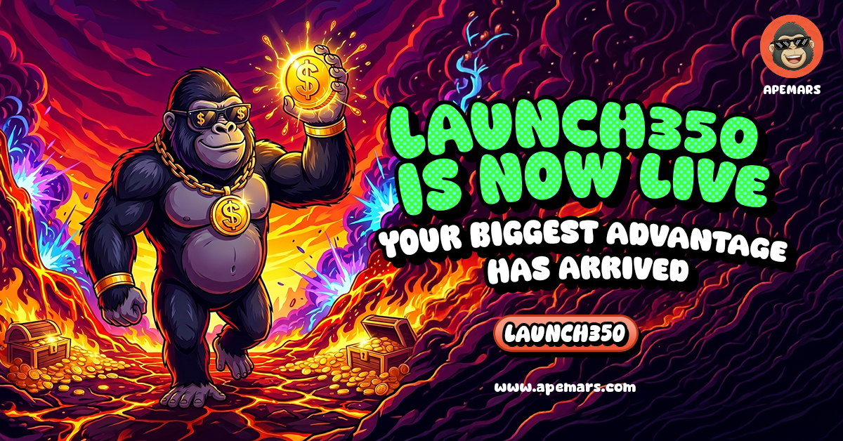 Best 100x Coin Picks: APEMARS Presale Surges as the Top Meme Coin to Buy Today With LAUNCH350 Bonus Code While Pump.fun and Fartcoin Ride the Wave