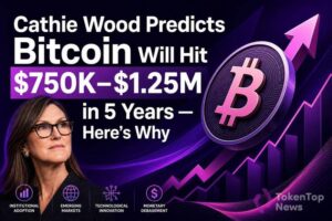 Cathie Wood Predicts Bitcoin Will Hit $750K–$1.25M in 5 Years: Here’s Why