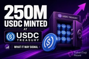 250,000,000 USDC Minted at USDC Treasury: What It May Signal