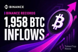 Binance Records 1,958 BTC in Aggregated Inflows