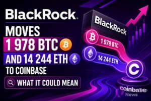 BlackRock Moves 1,978 BTC and 14,244 ETH to Coinbase: What It Could Mean