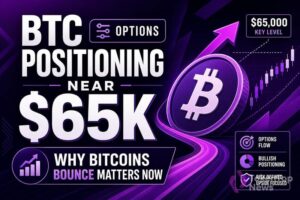 BTC Options Positioning Near $65K: Why Bitcoin’s Bounce Matters Now