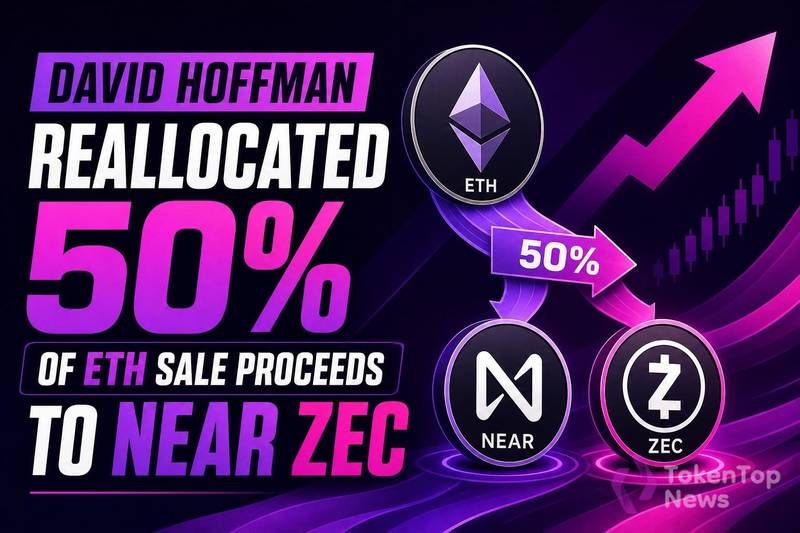 David Hoffman Reallocated 50% of ETH Sale Proceeds to NEAR, ZEC