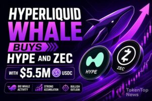 HyperLiquid Whale Buys HYPE and ZEC With $5.5M USDC
