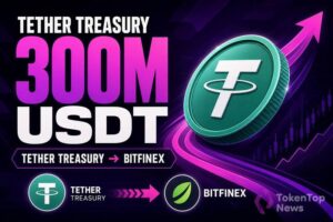 Tether Treasury Transfers 300 Million USDT to Bitfinex