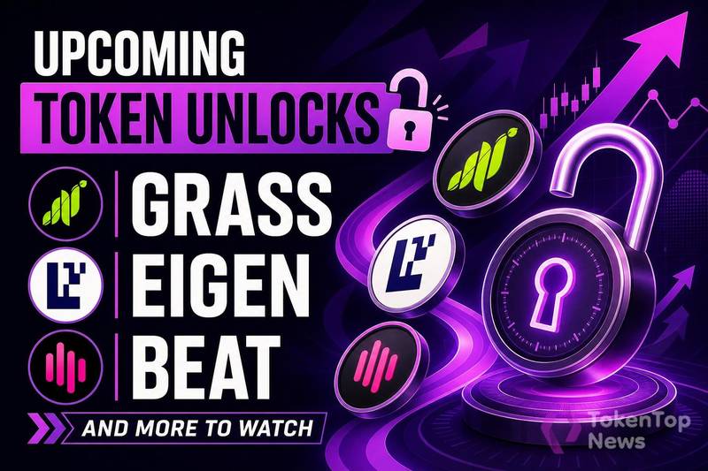 Upcoming Token Unlocks: GRASS, EIGEN, BEAT and More to Watch