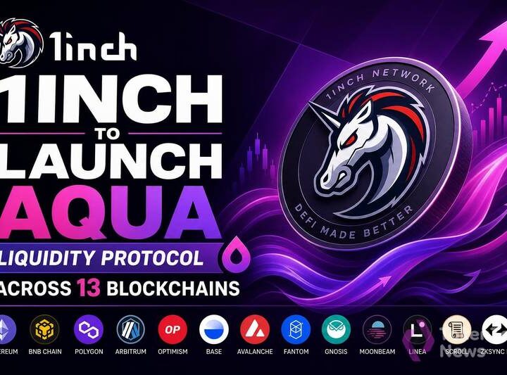 1inch to Launch Aqua Liquidity Protocol Across 13 Blockchains