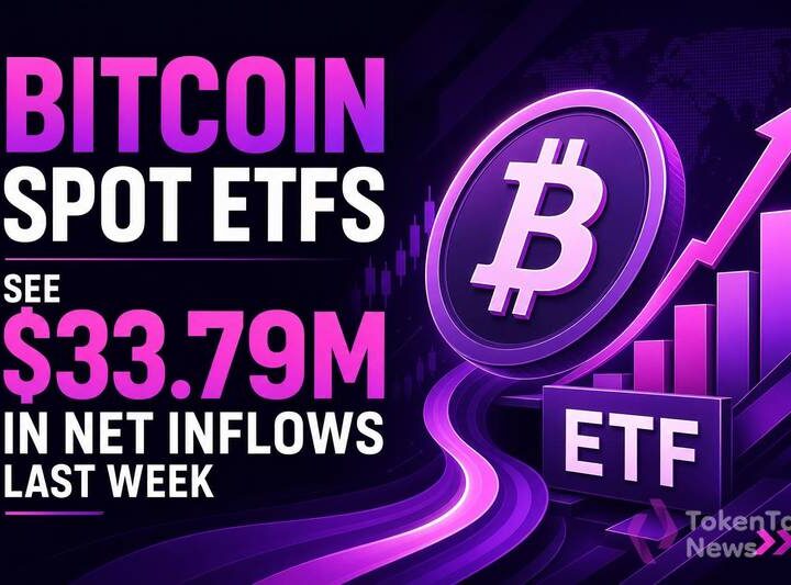 Bitcoin Spot ETFs See $33.79M in Net Inflows Last Week