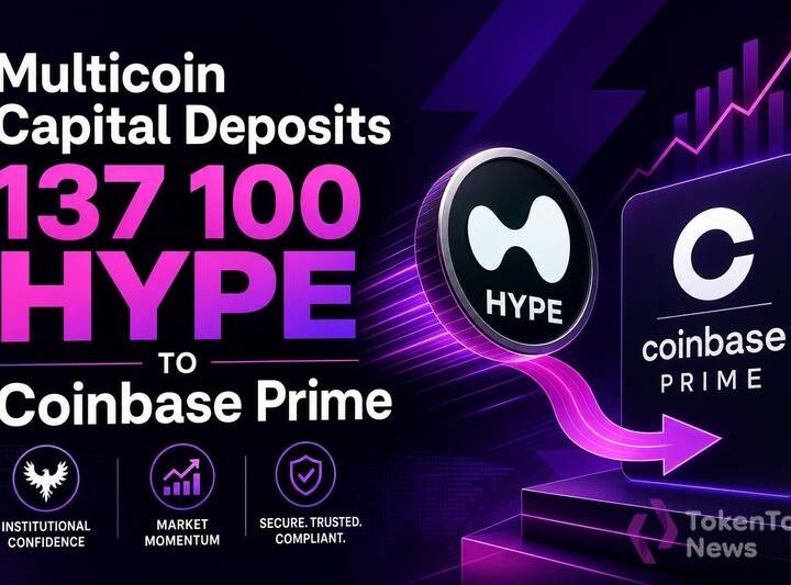 Multicoin Capital Deposits 137,100 HYPE to Coinbase Prime