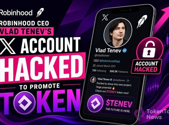 Robinhood CEO Vlad Tenev’s X Account Hacked to Promote Token