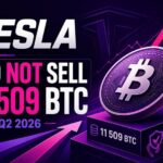 Tesla Did Not Sell Its 11,509 BTC in Q2 2026