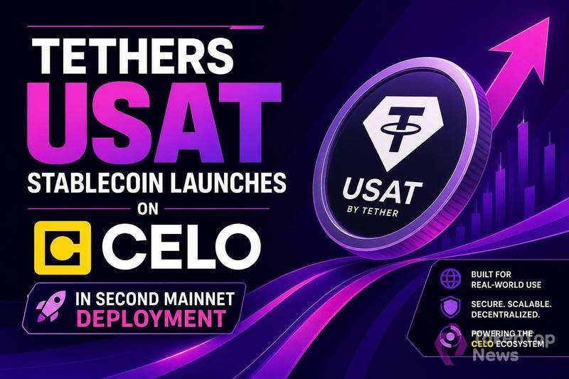 Tether's USAT Stablecoin Launches on Celo in Second Mainnet Deployment