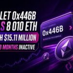 Wallet 0x446B Sells 8,010 ETH Worth $15.11 Million After 8 Months Inactive