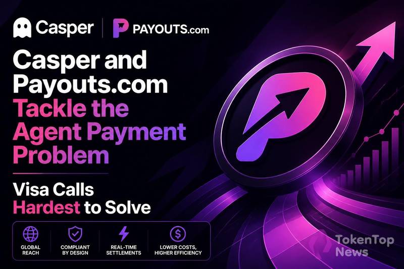 Casper and Payouts.com Tackle the Agent Payment Problem Visa Calls Hardest to Solve