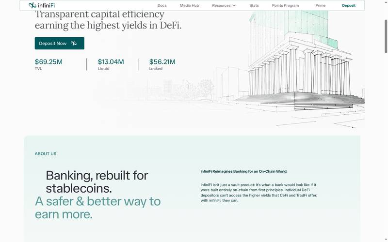 Select the deposit amount, infiniFi automatically routes to the highe