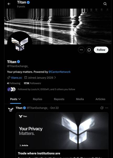 Titan Official X Profile